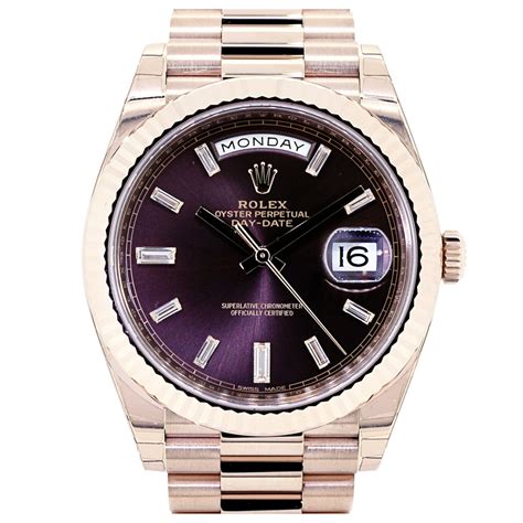 rolex day date 40 jomashop|Rolex everose gold day date.